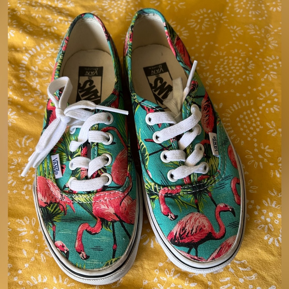 Women’s size 5 flamingo vans